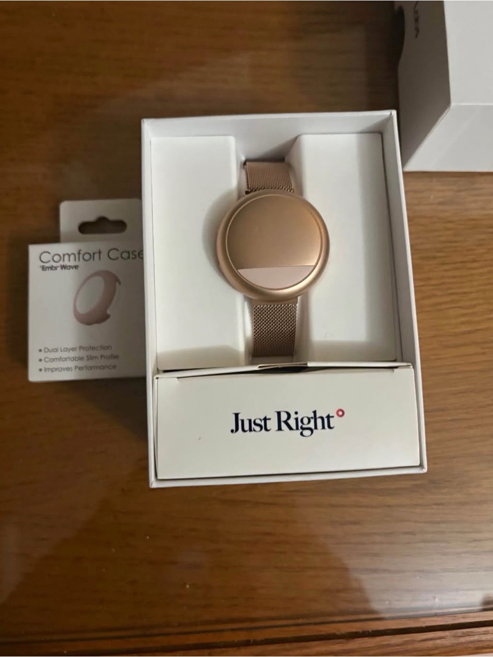 Embr Wave 2- temperature wristband for hot flashes and sleep Rose gold menopause